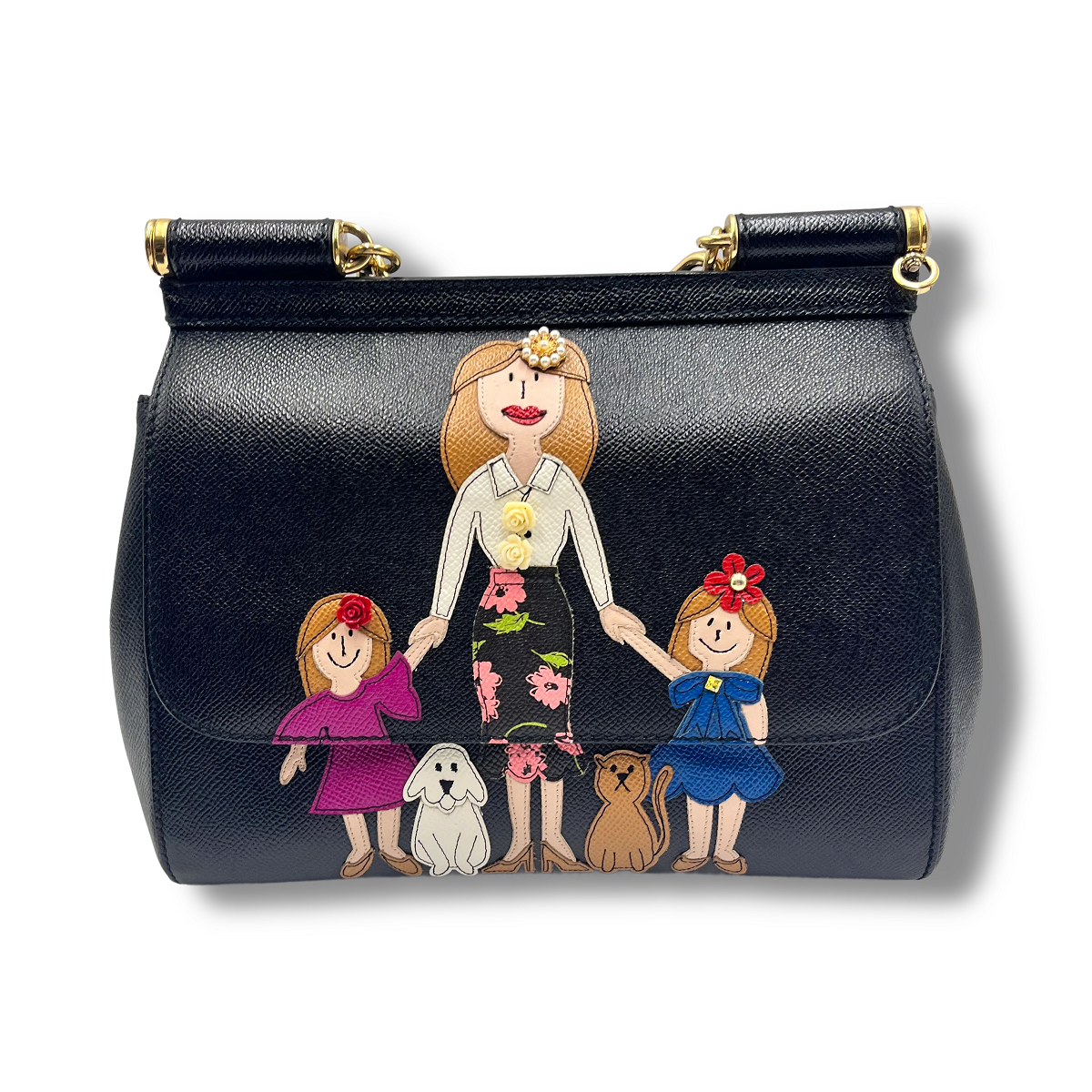 Dolce & Gabbana Medium Miss Sicily Dauphine Crossbody Bag