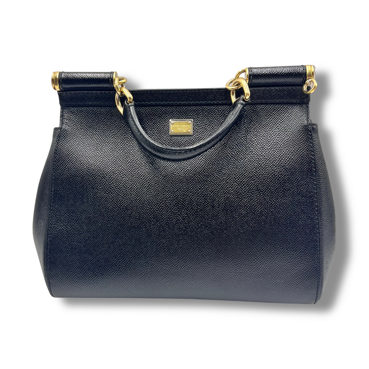 Dolce & Gabbana Miss Sicily Medium – Borsa Crossbody in Pelle Dauphine