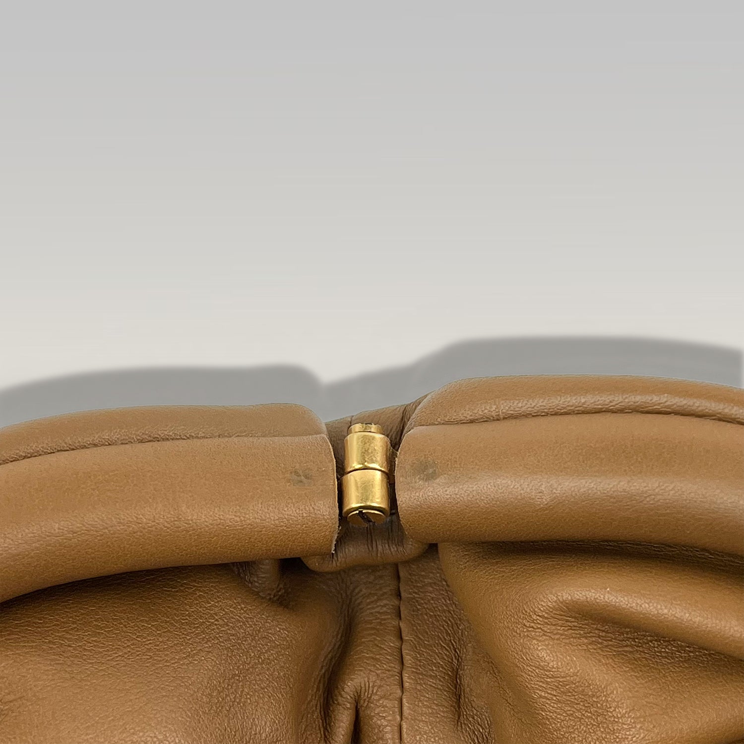 Bottega Veneta The Mini Pouch in Teak Leather 