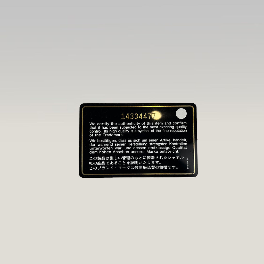 CHANEL GST Shopping Bag Media Nera Caviar Matelassé con Catena Oro