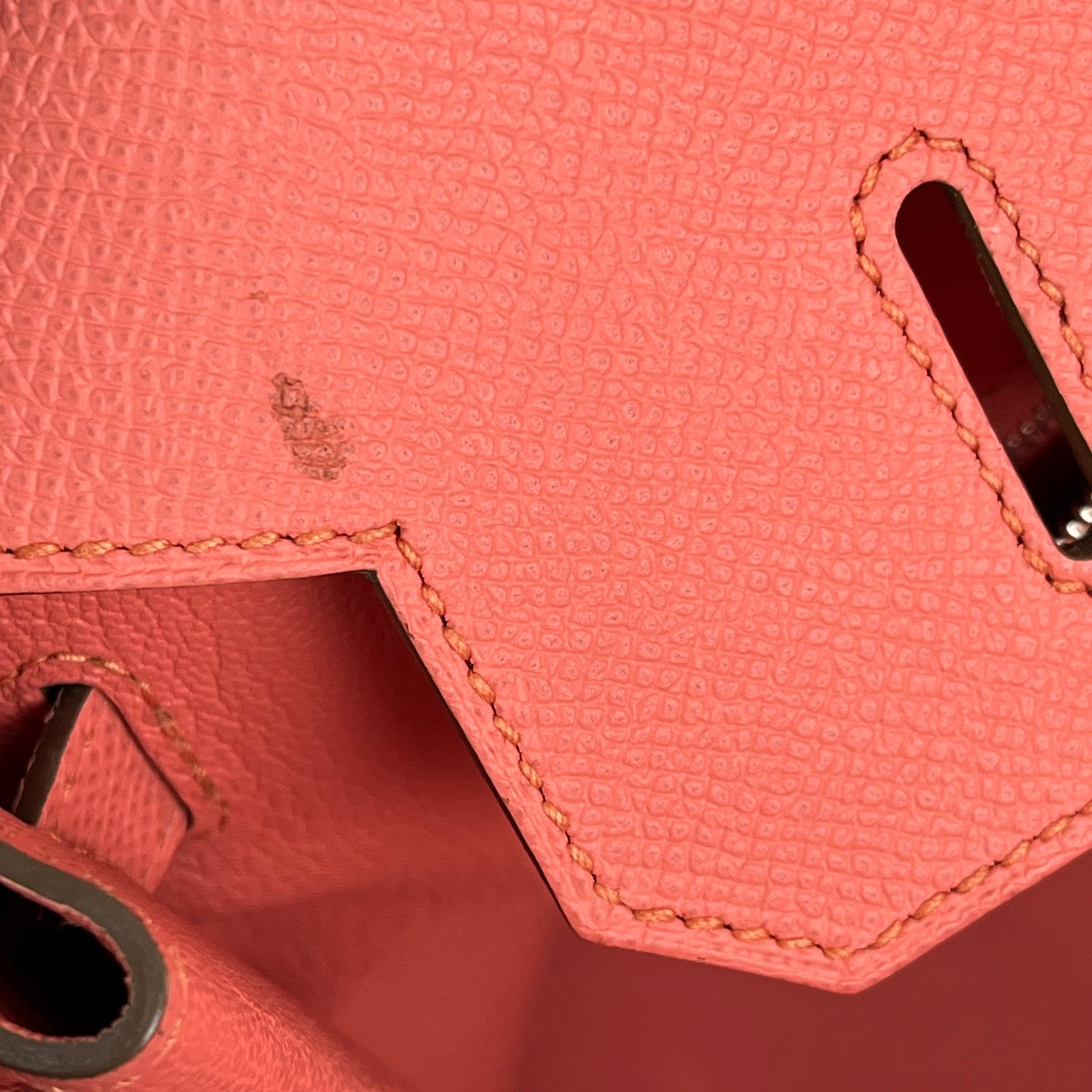 Hermès Birkin 35 in Epsom Leather Rouge Pink – Stamp Q 