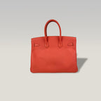 Hermès Birkin 35 in Epsom Leather Rouge Pink – Stamp Q 