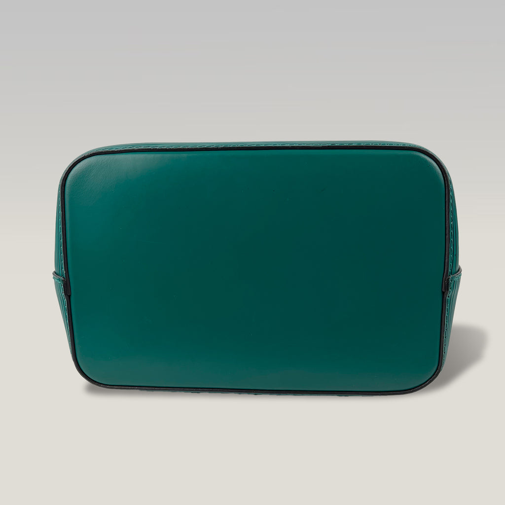 Louis Vuitton NéoNoé BB in Pelle Epi Verde Scuro e Blu