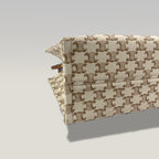 CELINE Mini Tote in Tela Triomphe con Dettagli in Pelle e Tracolla