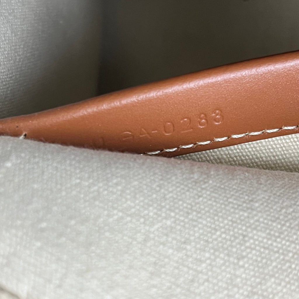 CELINE Mini Tote in Tela Triomphe con Dettagli in Pelle e Tracolla