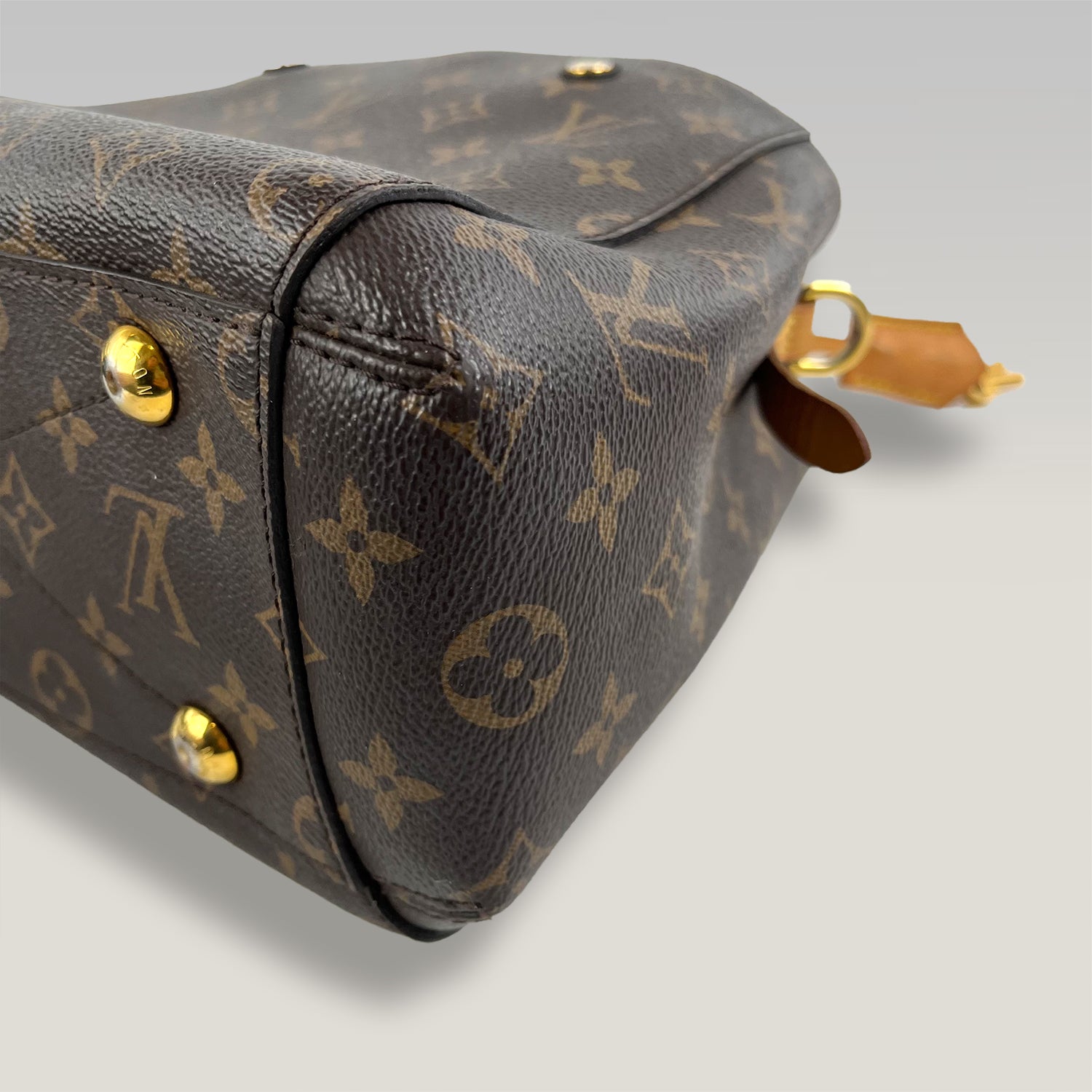 Louis Vuitton Montaigne BB Monogram Canvas Borsa a Mano e Tracolla Donna Marrone