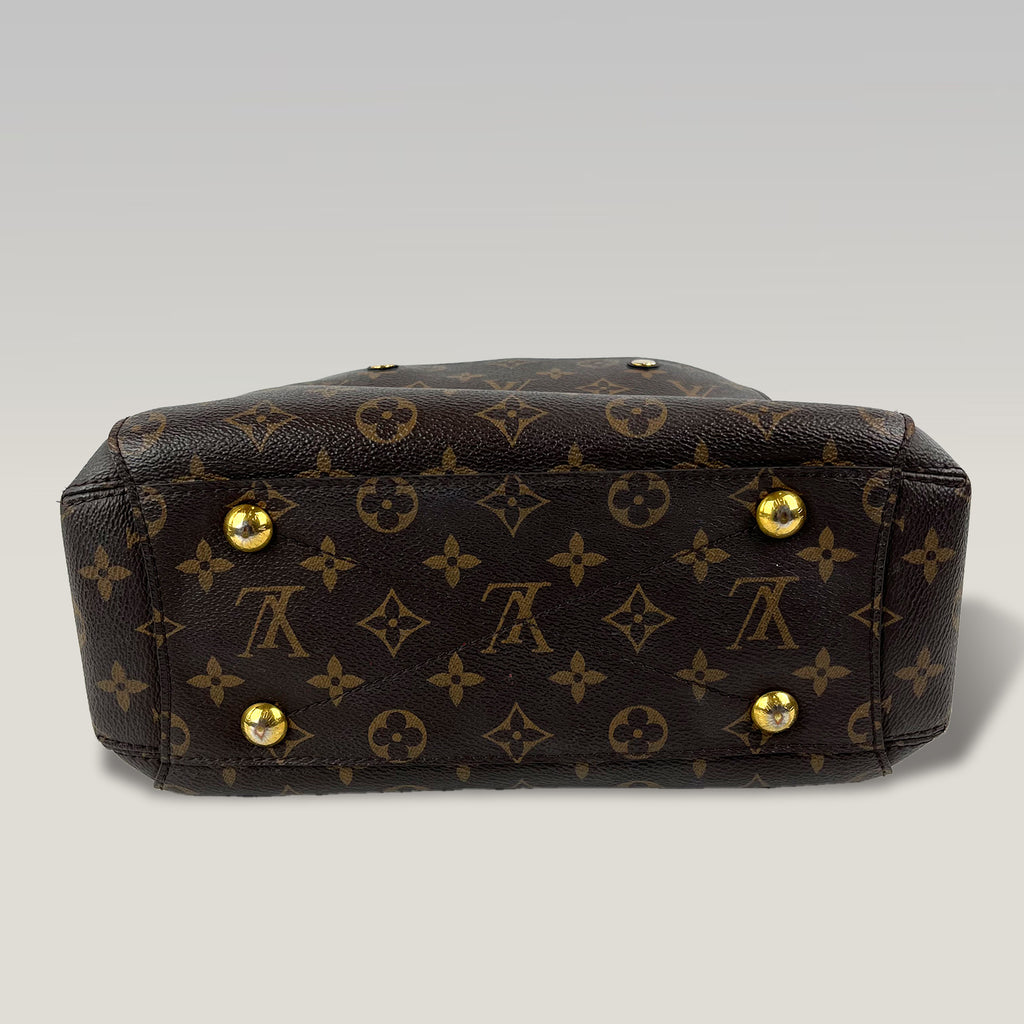 Louis Vuitton Montaigne BB Monogram Canvas Borsa a Mano e Tracolla Donna Marrone