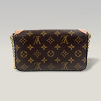 Louis Vuitton Félicie Monogram Puppy Face – Pochette a Tracolla in Tela Monogram 21 cm