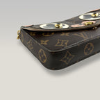 Louis Vuitton Félicie Monogram Puppy Face – Pochette a Tracolla in Tela Monogram 21 cm