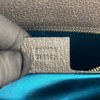 Gucci Ophidia Large GG Supreme Web Chain Shoulder Bag in Beige/Ebony Canvas and Brown Leather