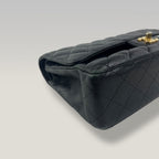 Chanel Classic Medium Double Flap Bag Black Caviar Leather & Gold Hardware