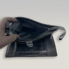 Bottega Veneta Portafoglio Continental in Pelle Nera Intrecciata | Portafoglio Uomo con Motivo Intrecciato