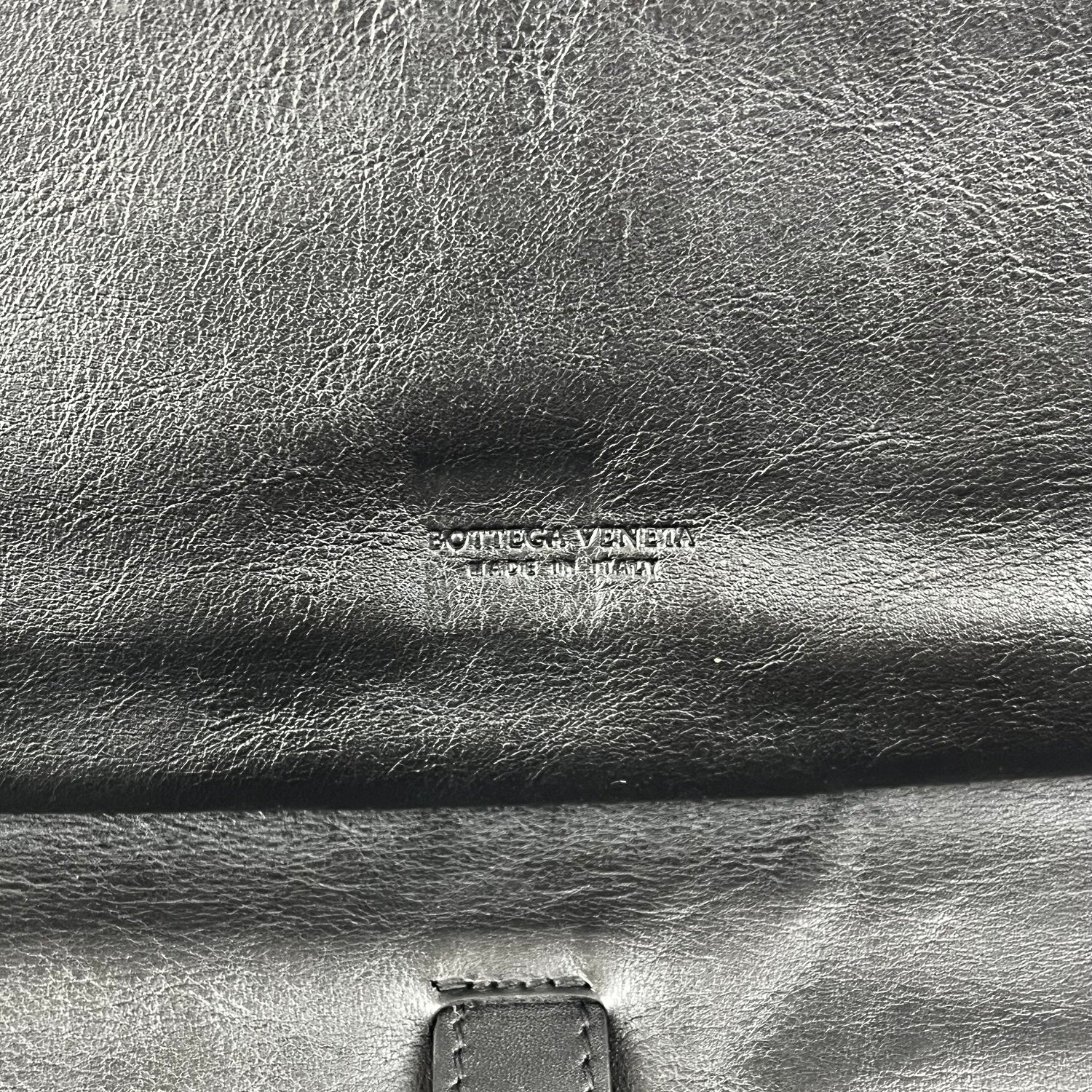 Bottega Veneta Portafoglio Continental in Pelle Nera Intrecciata | Portafoglio Uomo con Motivo Intrecciato