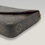 Louis Vuitton Félicie Pochette Monogram Canvas con Catena Dorata | Borsa a Tracolla Donna