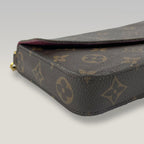 Louis Vuitton Félicie Pochette Monogram Canvas con Catena Dorata | Borsa a Tracolla Donna