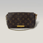 Louis Vuitton Favorite MM Borsa a Tracolla Monogram Canvas con Catena