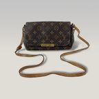 Louis Vuitton Favorite MM Borsa a Tracolla Monogram Canvas con Catena