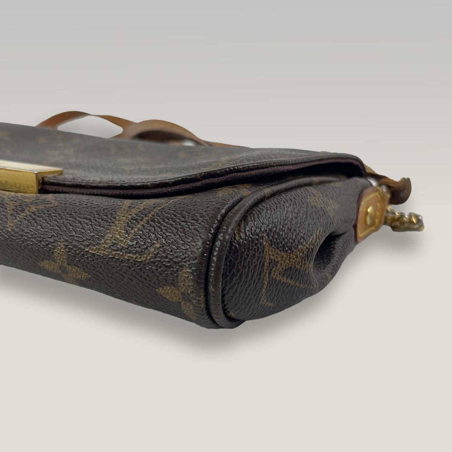 Louis Vuitton Favorite MM Borsa a Tracolla Monogram Canvas con Catena