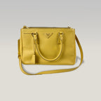 PRADA Galleria Saffiano Piccola Gialla Vintage