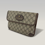 Gucci GG Supreme Neo Vintage Borsa a Tracolla in Tela Beige