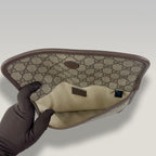 Gucci GG Supreme Neo Vintage Borsa a Tracolla in Tela Beige