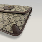 Gucci GG Supreme Neo Vintage Borsa a Tracolla in Tela Beige