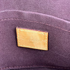 Louis Vuitton Favorite MM Monogram Canvas Shoulder Bag Marrone con Tracolla e Catena Oro 24 cm