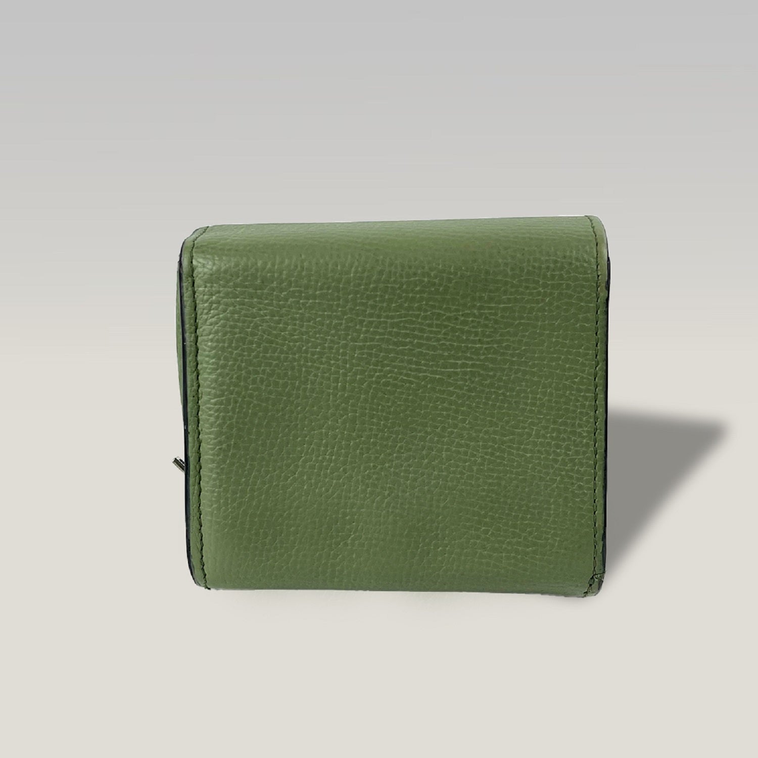 LOEWE Portafoglio Verde in Pelle con Logo Anagram