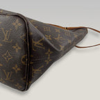 Louis Vuitton Neverfull MM Monogram in Tela Canvas Marrone con Interno Arancione