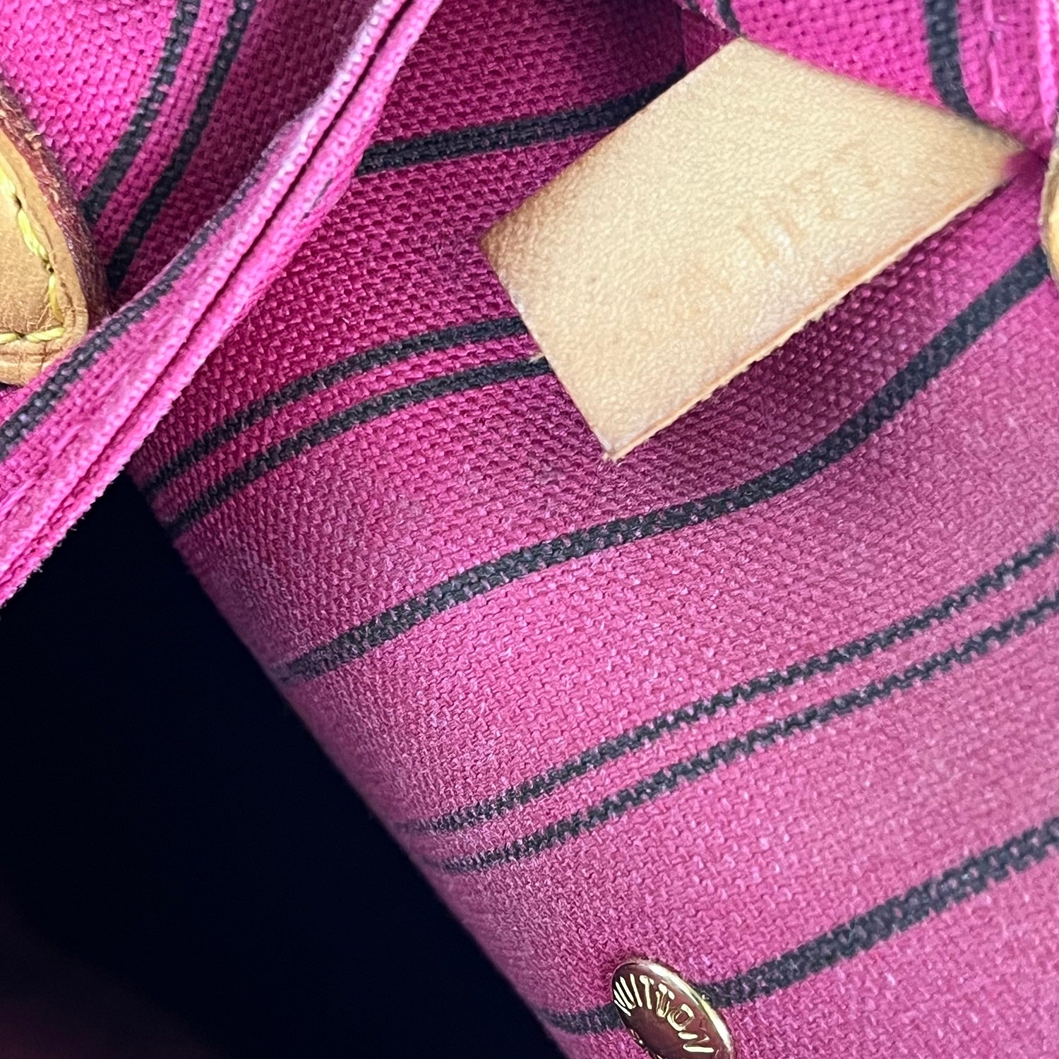 Louis Vuitton Neverfull MM Monogram in Tela Canvas Marrone con Interno Arancione