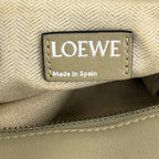 LOEWE Puzzle Bag 29 cm in Light Grey Leather – Geometric Shoulder Bag 