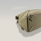 LOEWE Puzzle Bag 29 cm in Light Grey Leather – Geometric Shoulder Bag 