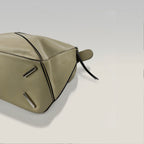 LOEWE Puzzle Bag 29 cm in Light Grey Leather – Geometric Shoulder Bag 