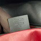 Gucci GG Marmont Flap Bag Nera in Velluto con GG Dorato