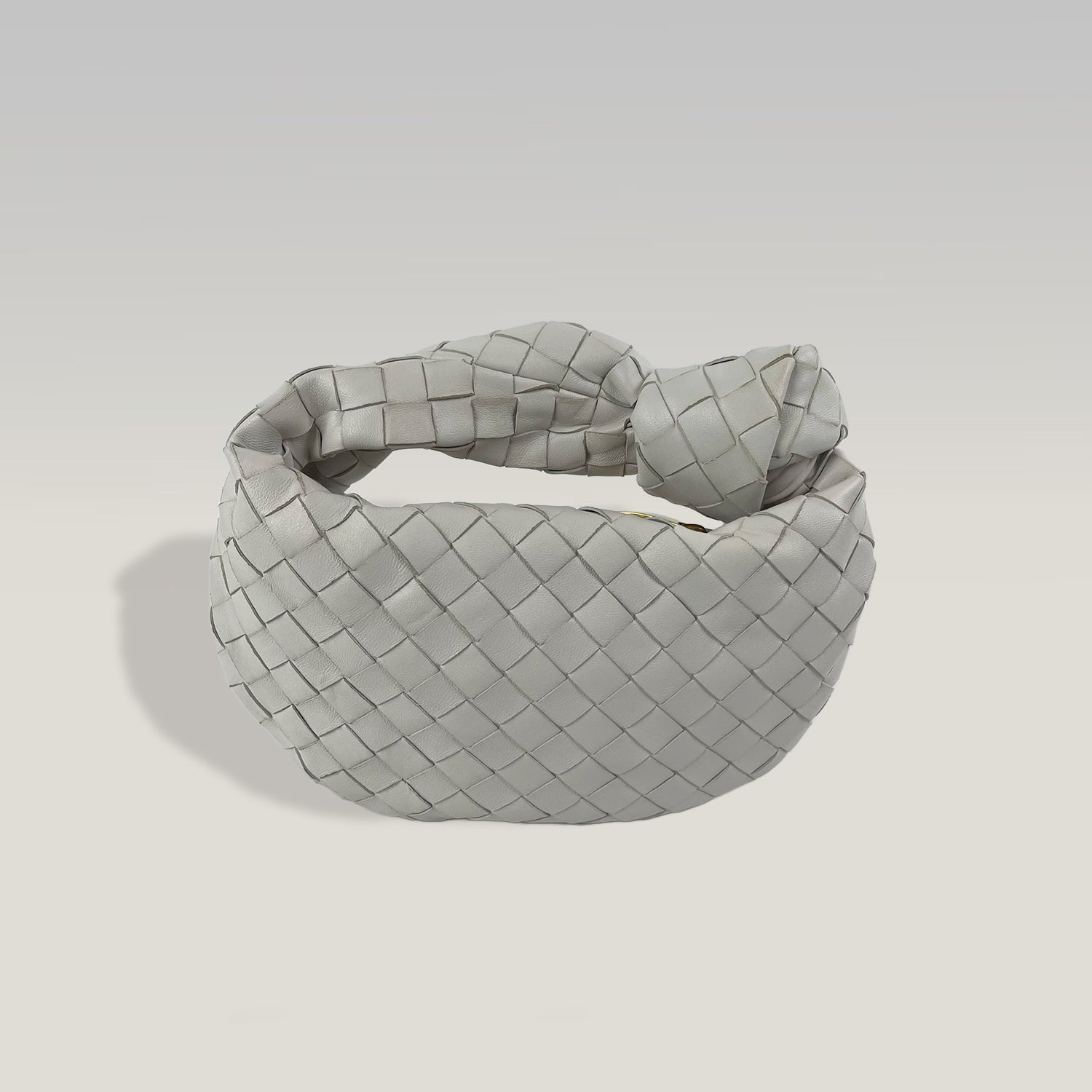 BOTTEGA VENETA Mini Jodie Intrecciato Pelle Bianca