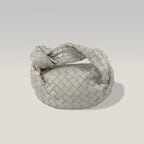 BOTTEGA VENETA Mini Jodie Intrecciato Pelle Bianca