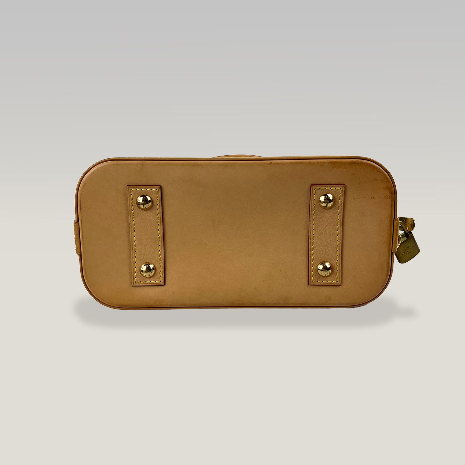 LOUIS VUITTON Alma BB Monogram con Pelle Naturale