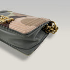 Chanel Boy Small Camellia Patchwork Leather Flap Bag Multicolor con Catena Dorata