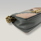 Chanel Boy Small Camellia Patchwork Leather Flap Bag Multicolor con Catena Dorata