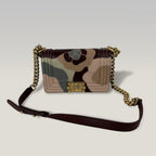 Chanel Boy Small Camellia Patchwork Leather Flap Bag Multicolor con Catena Dorata