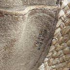 LOEWE Mini Gate in blue leather and natural raffia – Summer Edition 