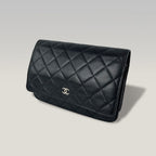 Chanel Timeless Wallet On Chain WOC Caviar Nero Quilted Leather Crossbody Bag con Catena Oro 19 cm