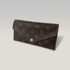 Louis Vuitton Sarah Wallet Monogram Canvas Long Flap Wallet