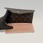 Louis Vuitton Sarah Wallet Monogram Canvas Long Flap Wallet