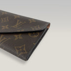Louis Vuitton Sarah Wallet Monogram Canvas Long Flap Wallet
