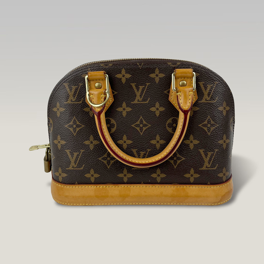 Louis Vuitton Alma MM Monogram Canvas con Tracolla | Borsa a Mano Donna in Tela Monogram e Pelle Naturale