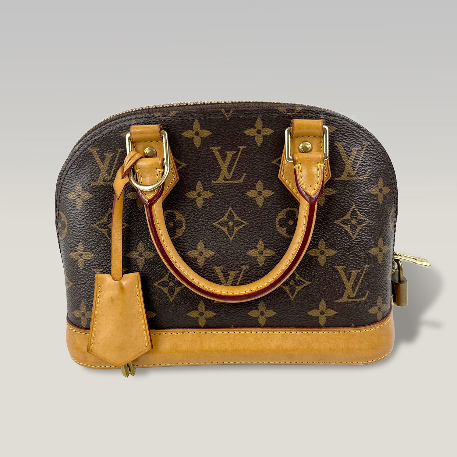 Louis Vuitton Alma MM Monogram Canvas con Tracolla | Borsa a Mano Donna in Tela Monogram e Pelle Naturale