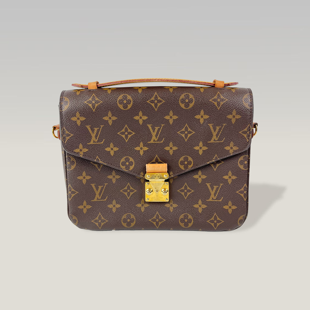 LOUIS VUITTON Pochette Métis Monogram con Pelle Naturale