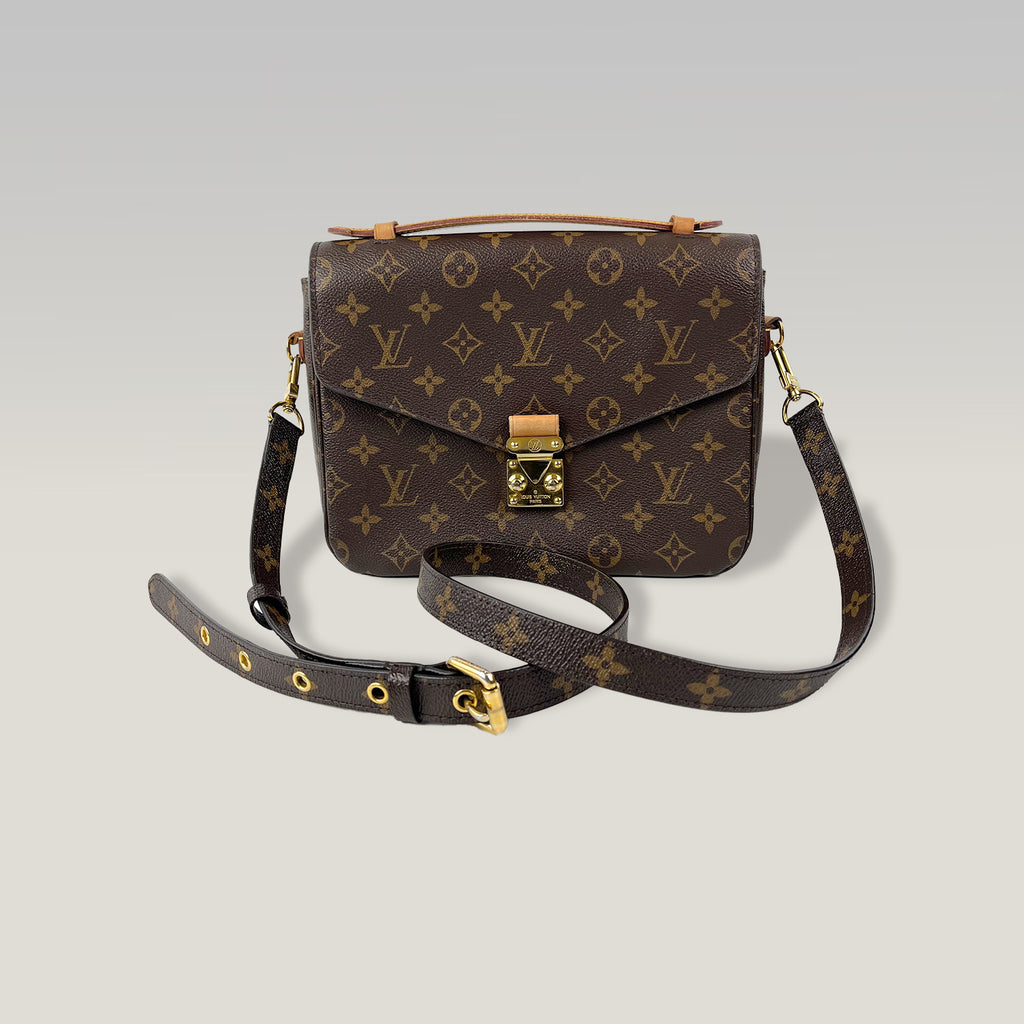 LOUIS VUITTON Pochette Métis Monogram con Pelle Naturale