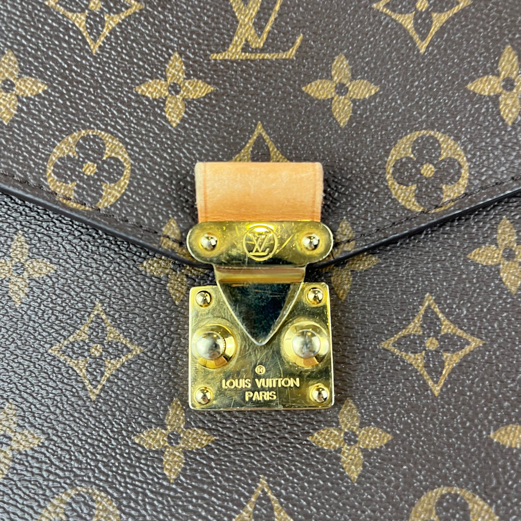 LOUIS VUITTON Pochette Métis Monogram con Pelle Naturale